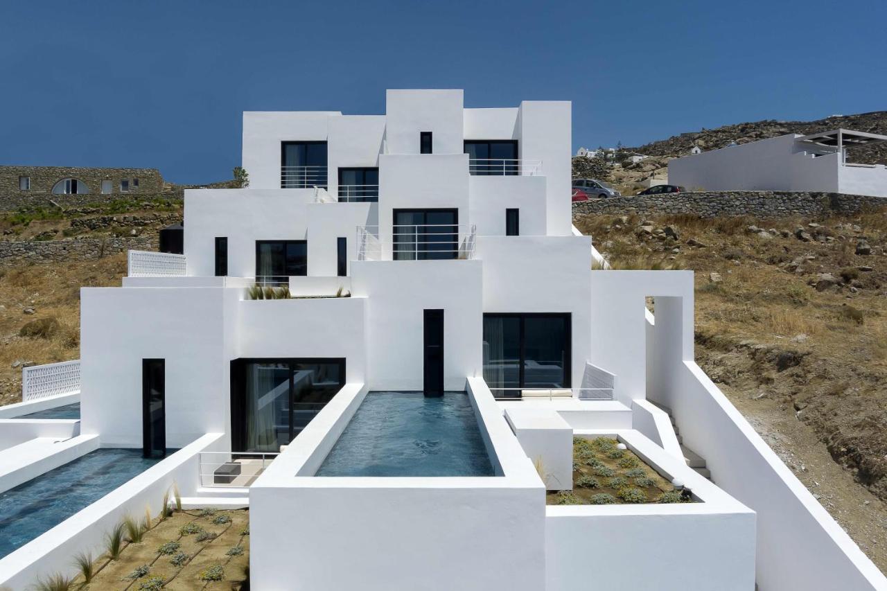 Cubic Mykonos Seafront Design Suites オルノス エクステリア 写真