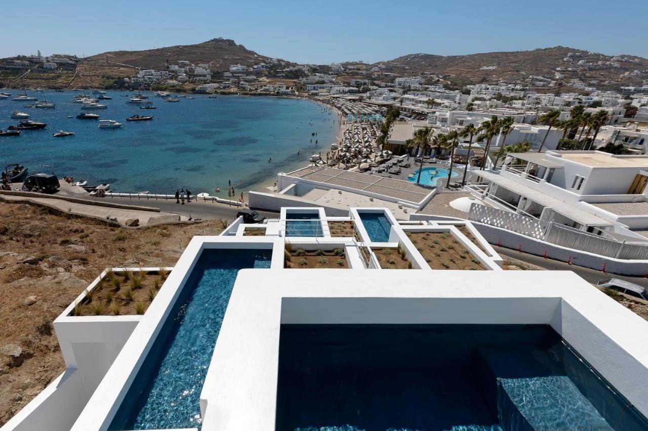Cubic Mykonos Seafront Design Suites オルノス エクステリア 写真