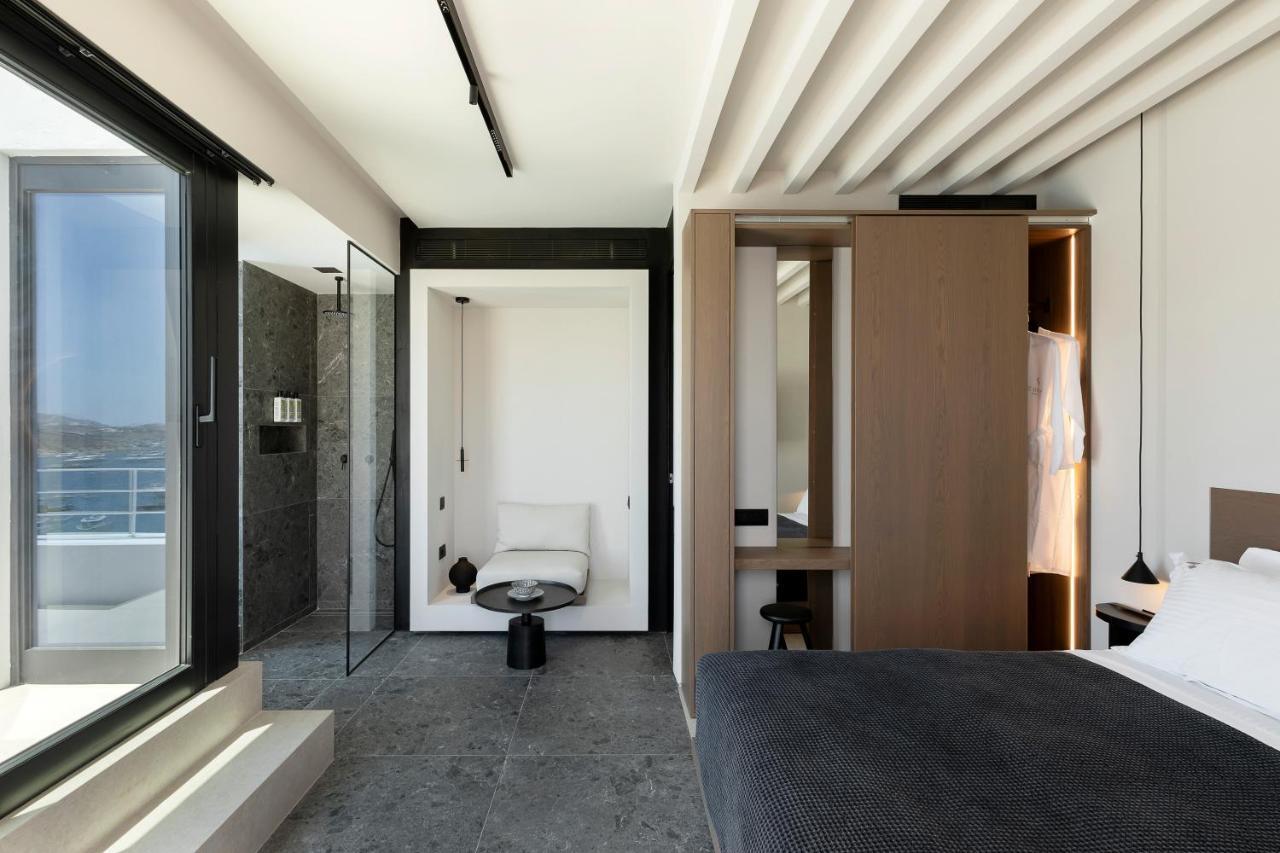 Cubic Mykonos Seafront Design Suites オルノス エクステリア 写真