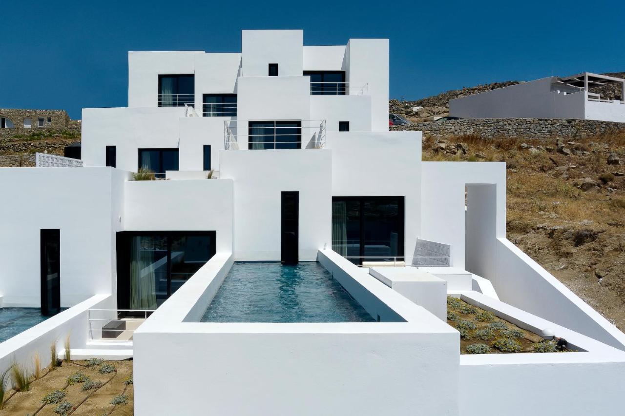 Cubic Mykonos Seafront Design Suites オルノス エクステリア 写真